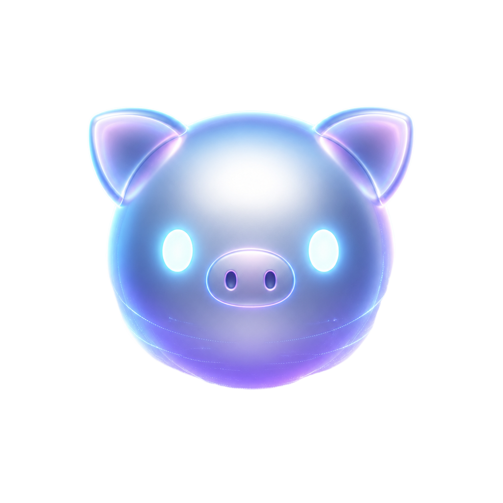 OinkAI, a glowing AI savings companion